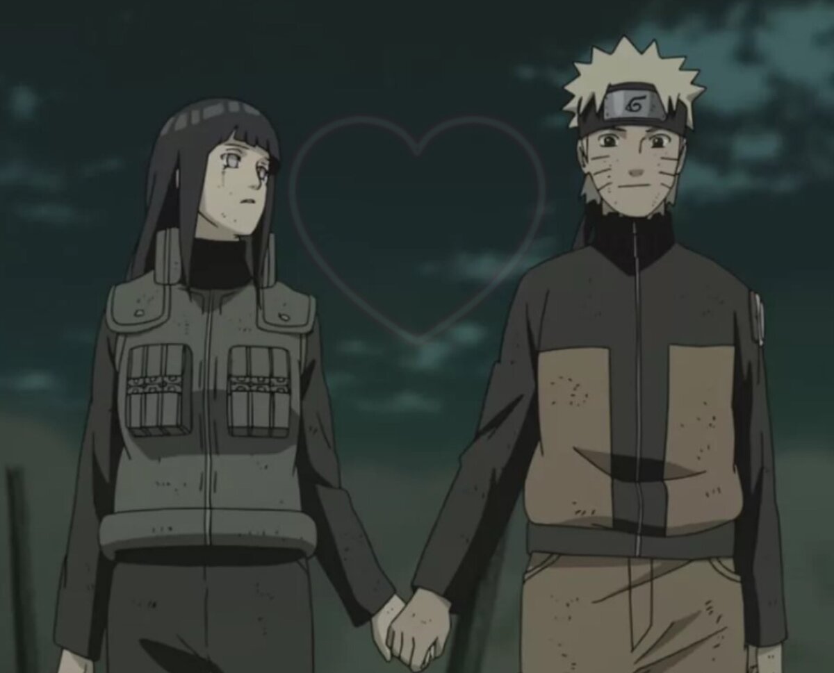 Хината и Наруто на войне шиноби 