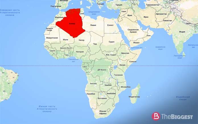 Алжир, основные географические факты об этой стране