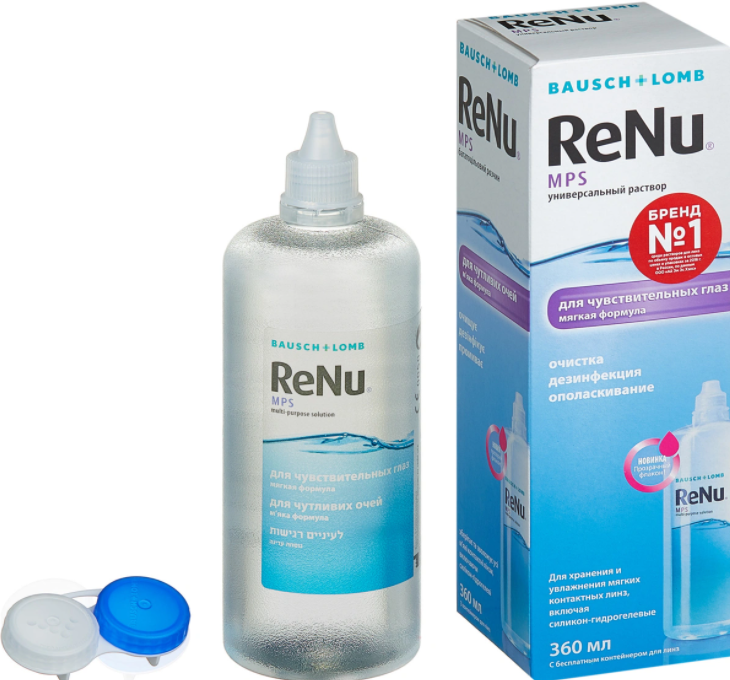 Раствор для линз ReNu MPS 360 мл