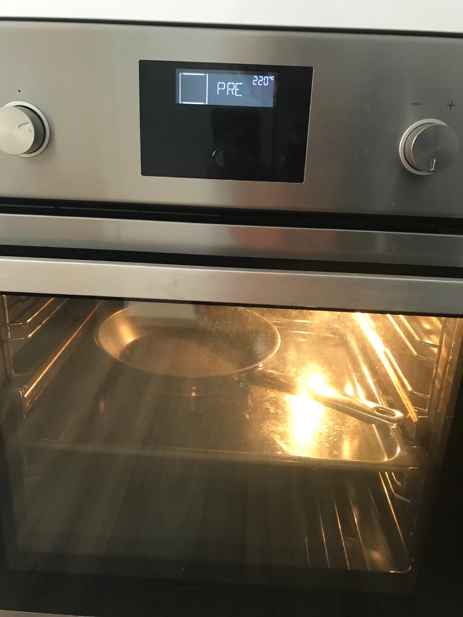 Режим прогрева духовки