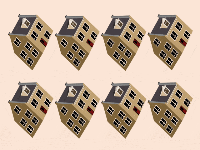 Головоломка динамическая 1 Найдите на картинке отличающийся дом (источник вектора freepng)