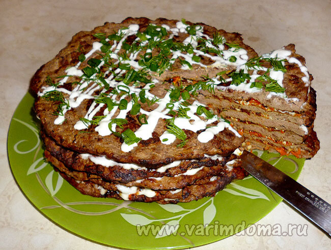 Простой рецепт печеночного торта