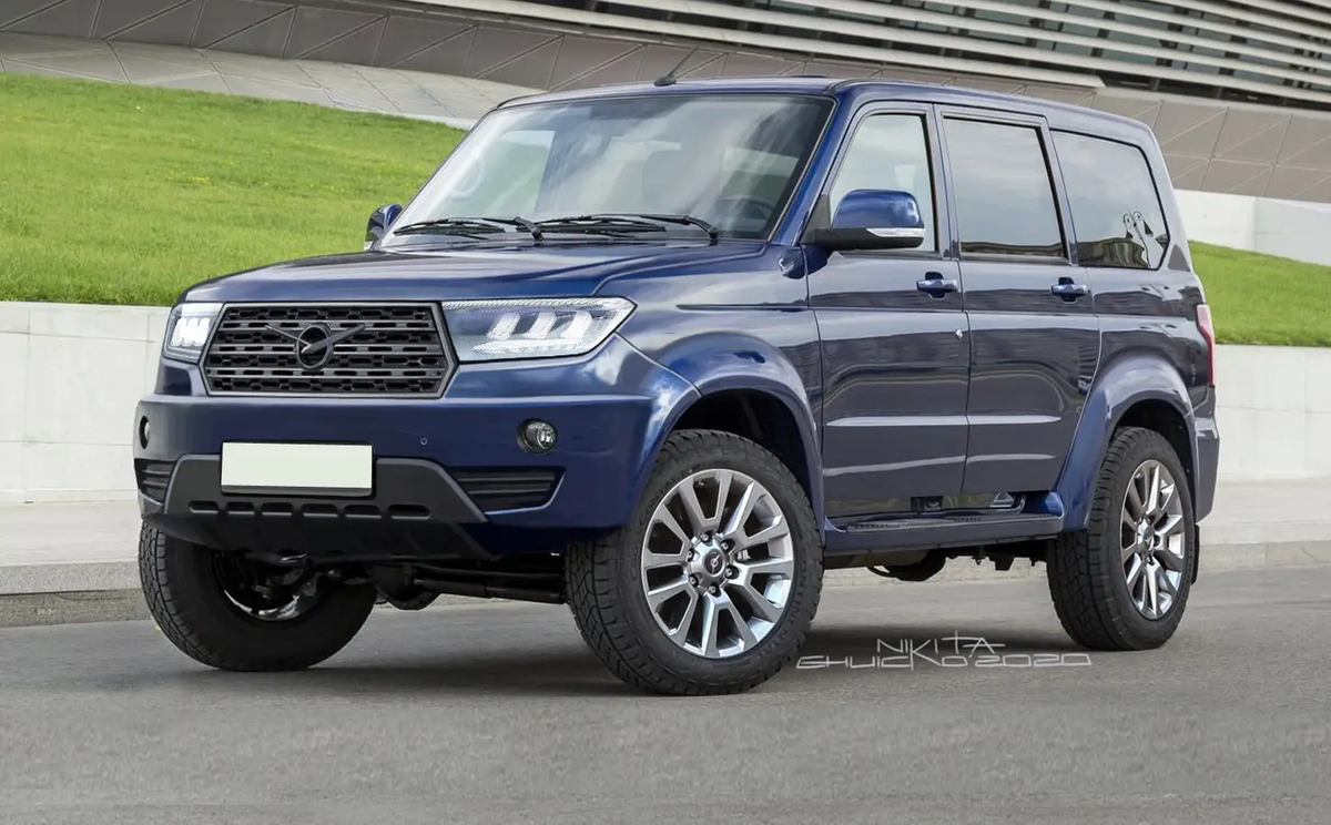 Новый дизайн UAZ Patriot 2021