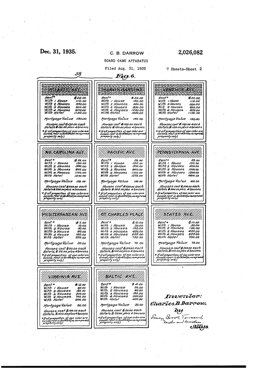 патент США № 2026082