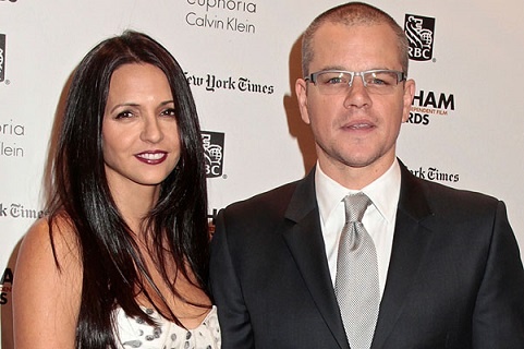 Мэтт Дэймон и Лучиана Баррозу