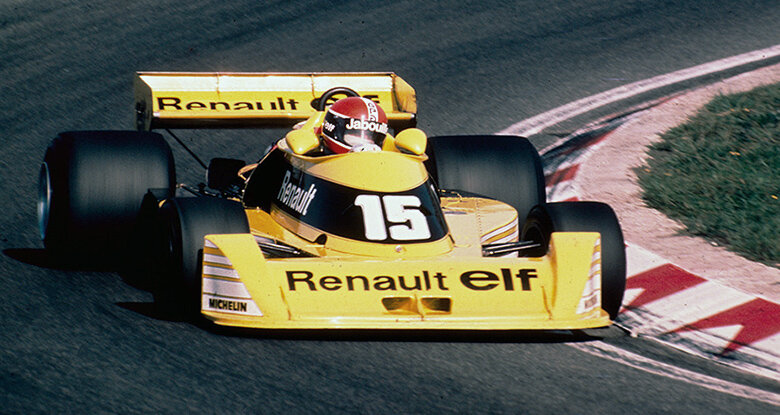 Гоночный турбированный болид Renault