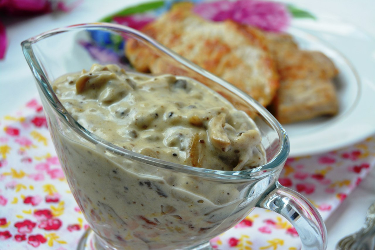 Грибной соус картинки