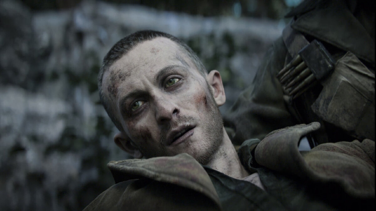 Цуссман в раненом состоянии