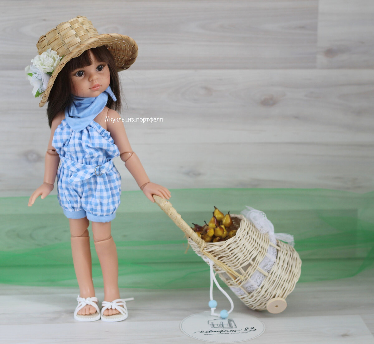 фото автора. Шляпка для куклы