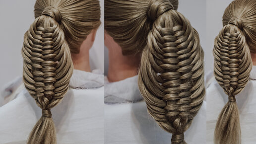Косы! Плетение французской косы из 4 прядей! Уроки плетения кос!
