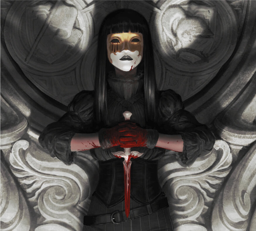 Иллюстрация с обложки книги "Неночь" Джея Кристоффа