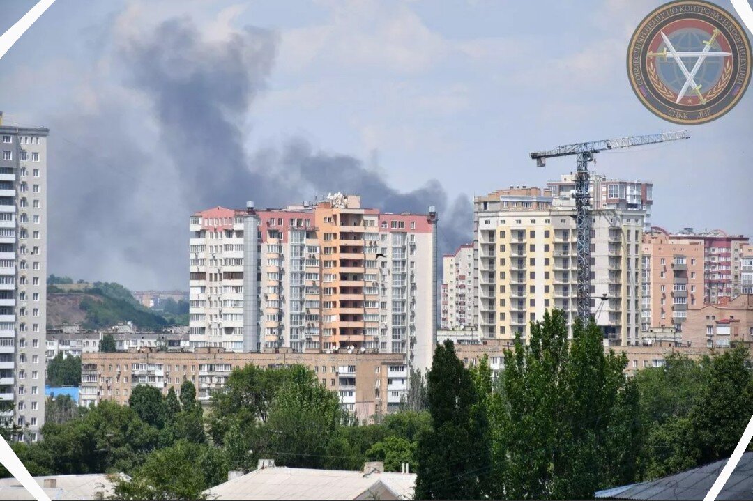 Последствия обстрела Донецка