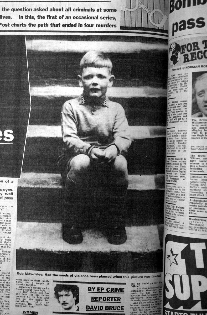 Роберт Модсли в детстве