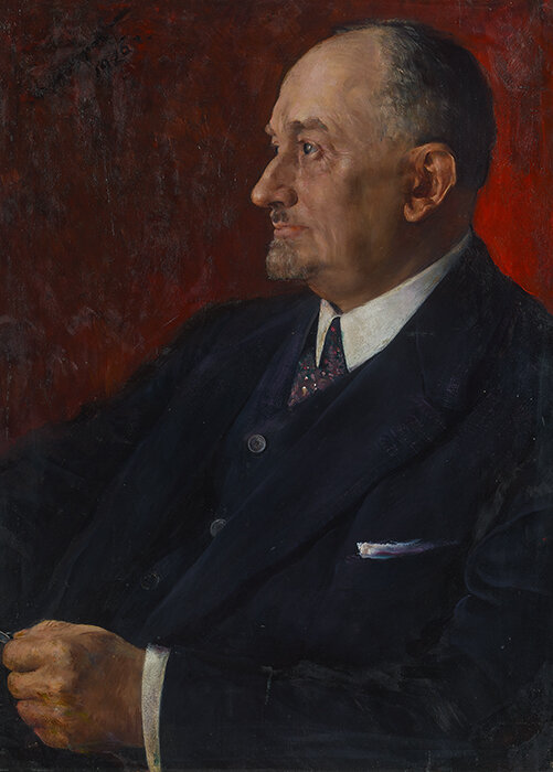 Портрет Г.В. Чичерина. Москва (?), 1926. Ф.А. Модоров. Государственная Третьяковская галерея, Москва. 