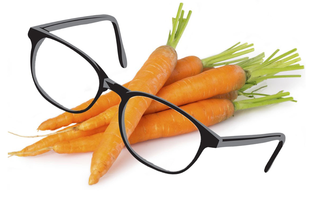Недостаток витамина а и зрение. Морковь для зрения. Морковка для зрения. Фрукты и овощи полезные для зрения. Фрукты и овощи с глазами.