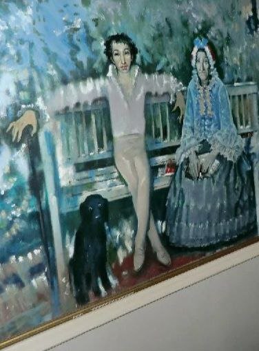 А.С. Пушкин с бабушкой в Захарово (из открытых источников)