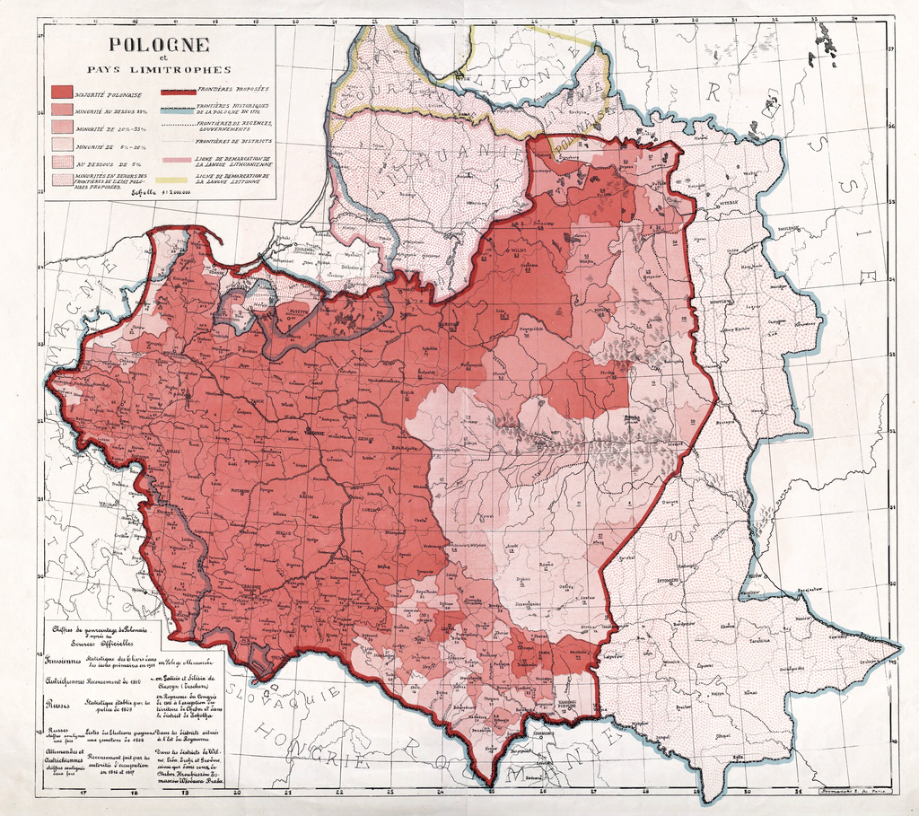 Карта польши и литвы 1772 rizzi zannoni