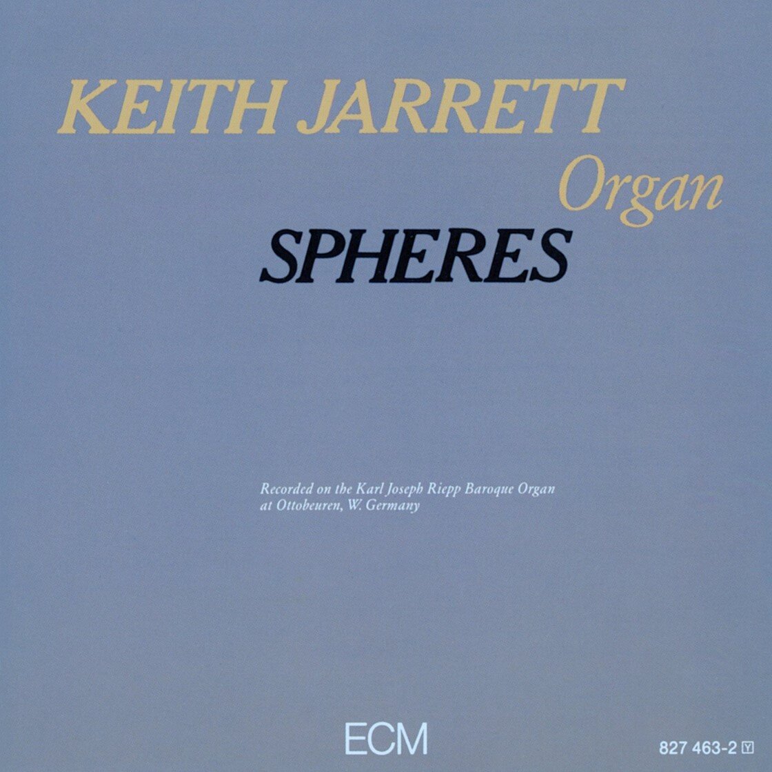 Обложка альбома Keith Jarrett - "Spheres"