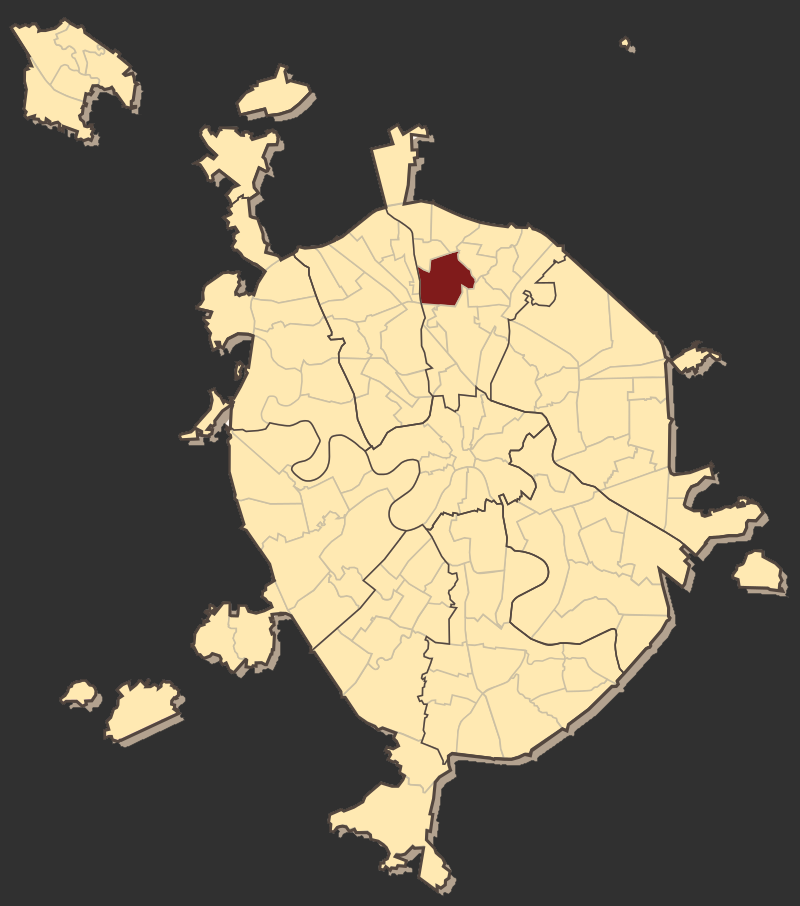 Район Отрадное на карте Москвы