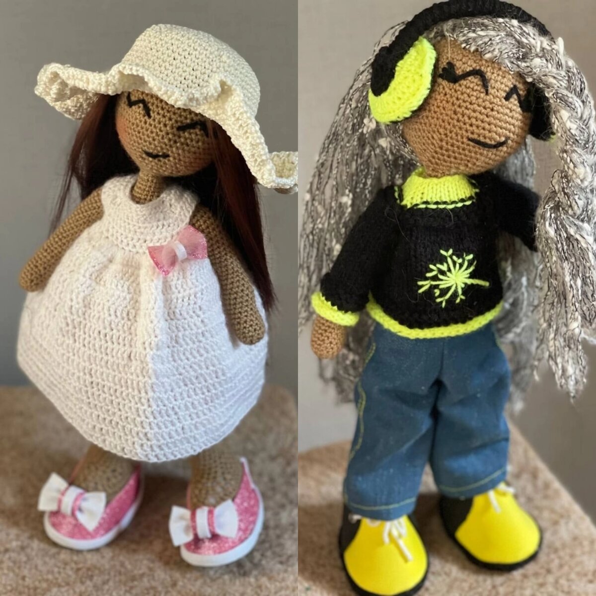 Первые куклы. Фото из личного архива.