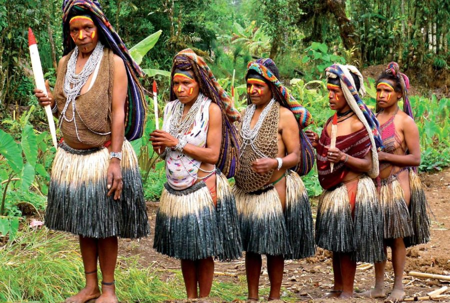 Люди живущие в экваториальном климате имеют уплощенный. Ириан Джая. Папуасы новой Гвинеи.