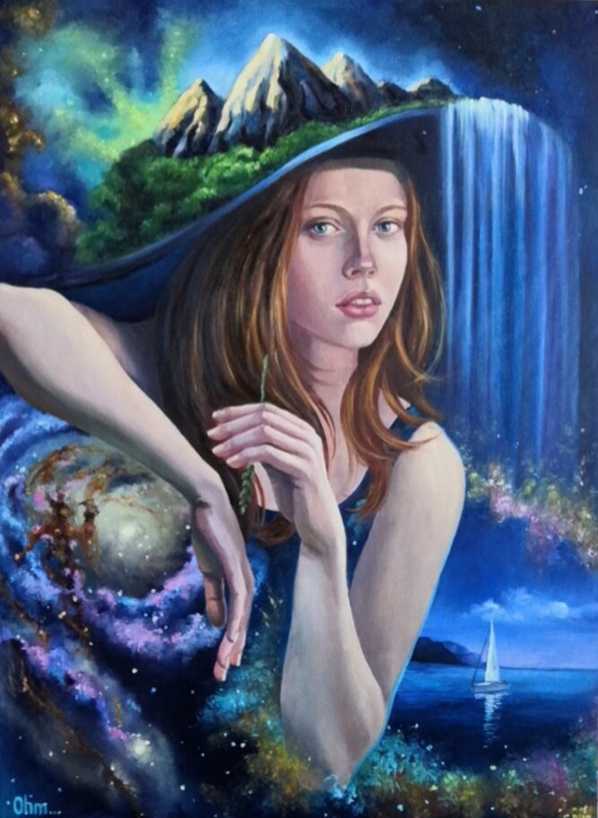                 "Ohm..."Холст,масло. 60х80 см. В продаже.  