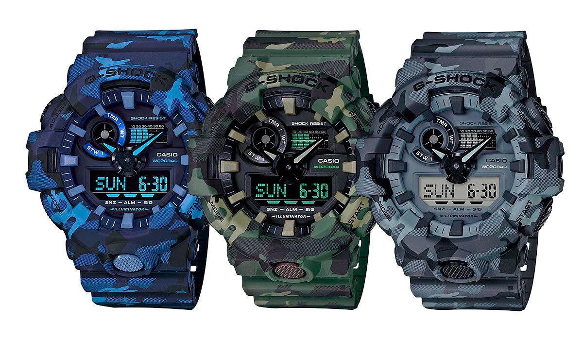 Камуфляжные часы G-Shock — военный стиль и не только для армии | CASIOBLOG  | Дзен