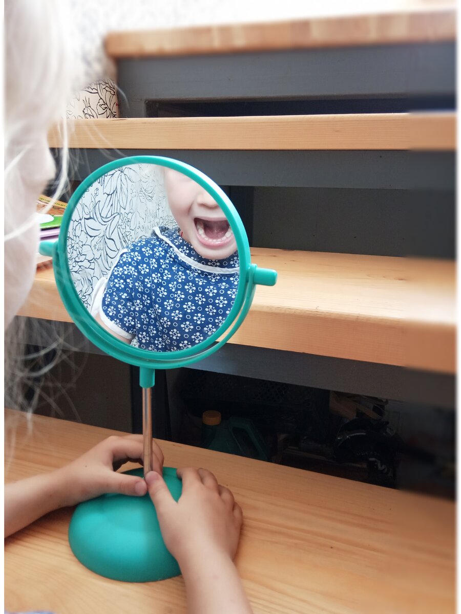 Артикуляционная гимнастика. Фото автора