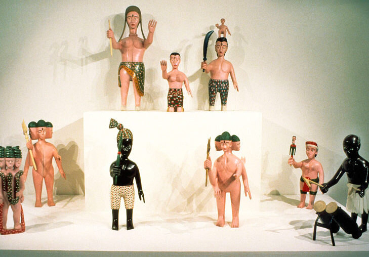 Агбагли Косси (Того). 9 скульптур, 1987-1988. Centre Pompidou, Bibliothèque Kandinsky