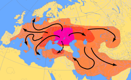 Расселение индо-европейцев