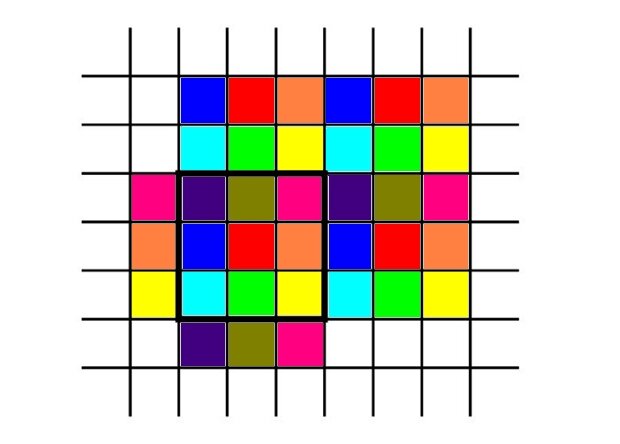 плоскость раскрашена в два цвета. раскрашивание графов. паркет из равных шестиугольников. изобразите паркет составленный из треугольников равных данному. составьте паркет из многоугольников равно.