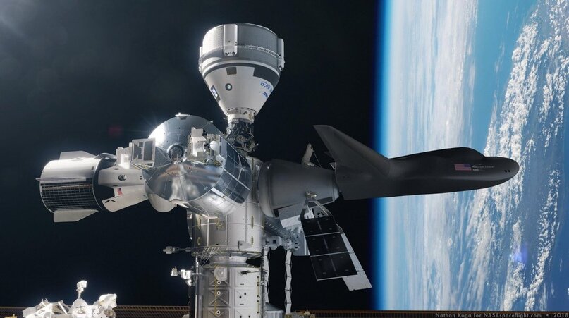 Все три новых коммерческих транспортных корабля на МКС - как предполагал Натан Кога для NSF / L2