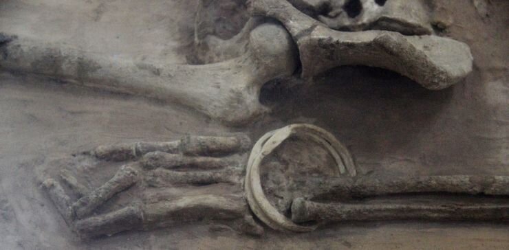 Археологическая находка из Рахигархи. Национальный музей Индии в Нью-Дели