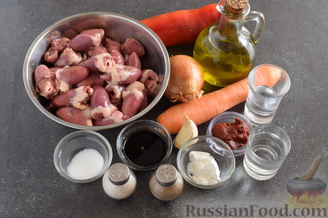 Подготавливаем все необходимые ингредиенты.