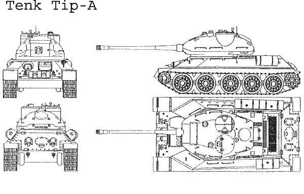 Танк т34 85 чертеж