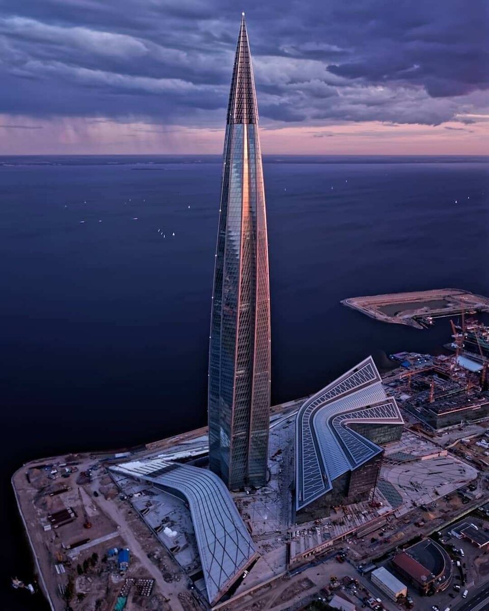 Башня газпрома в санкт петербурге фото