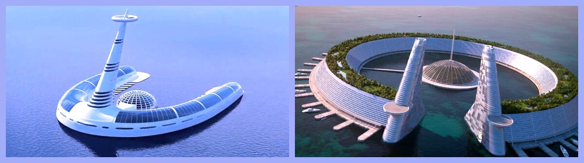 Плавучие города по проекту "Венера"