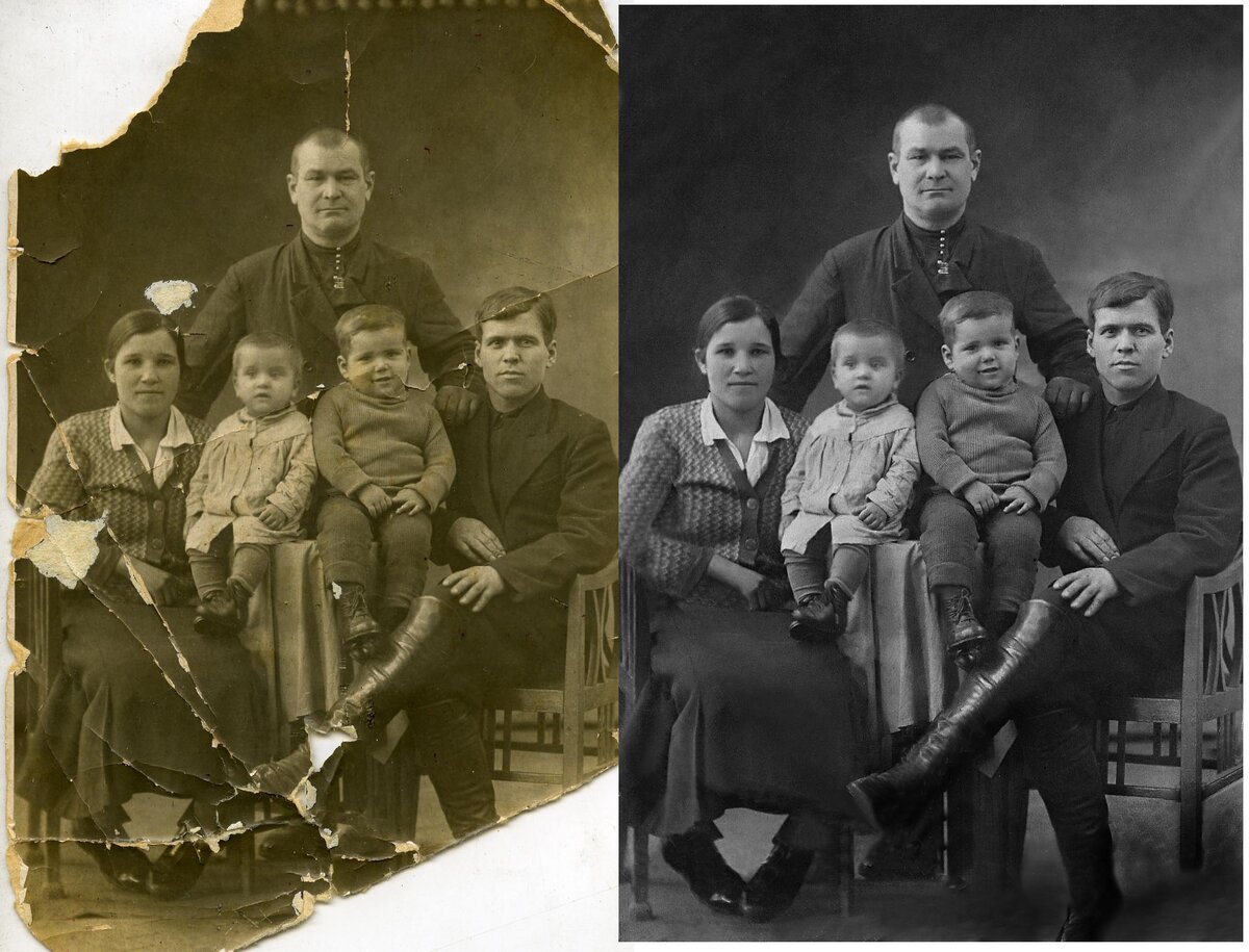 Реставрация старых фотографий