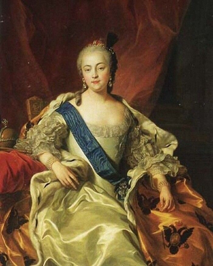 Шарль Андре ван Лоо. Портрет императрицы Елизаветы Петровны. 1760  