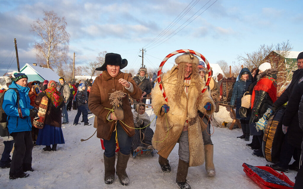 Гуляния в Ложголово в январе 2018 года