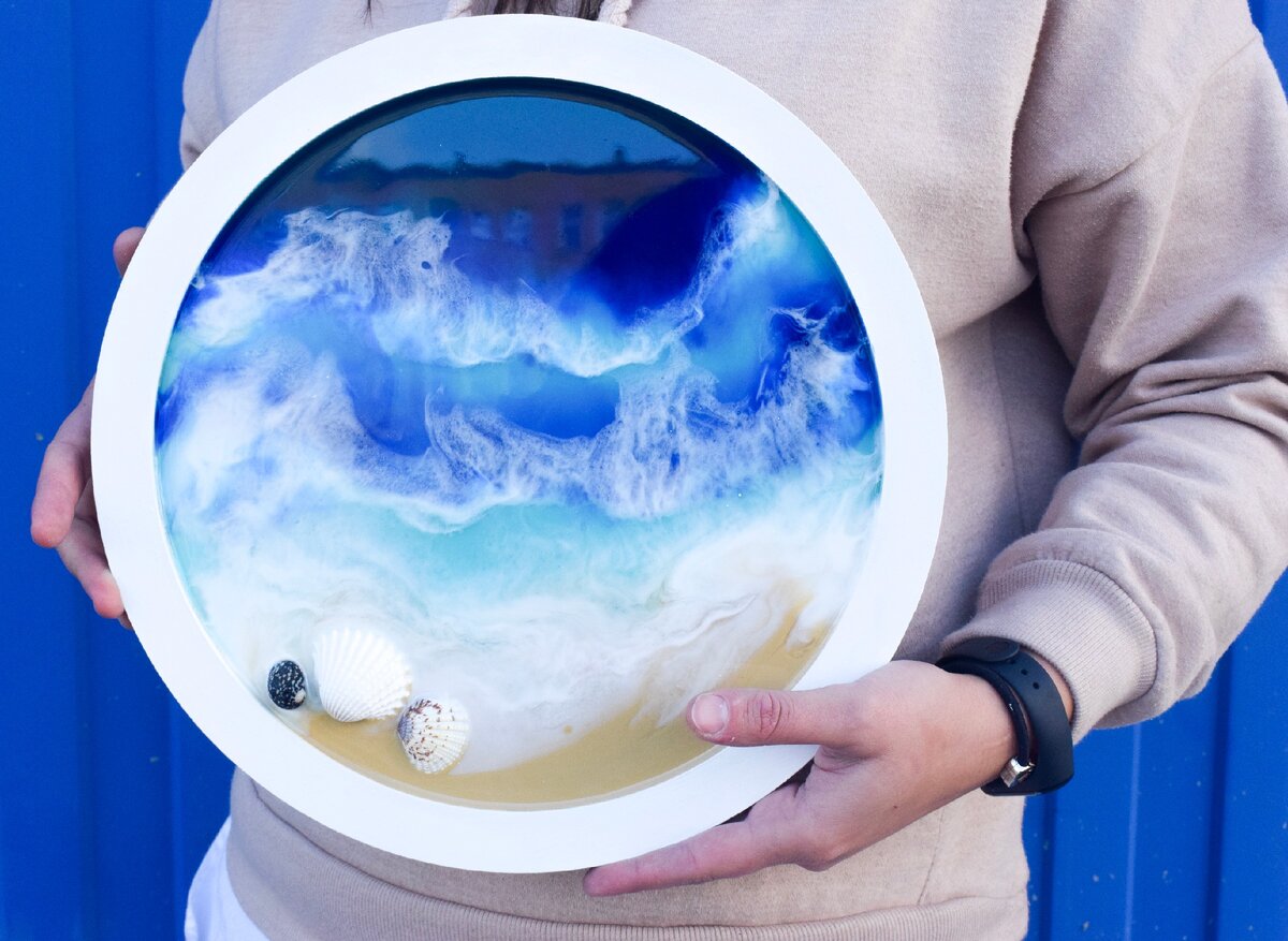 Набор для рисования Моря из эпоксидной смолы можно приобрести на сайте www.craftsmen.store