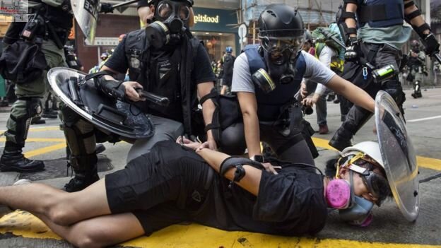 Более 7000 человек были задержаны за все время проведения акций протеста в Гонконге