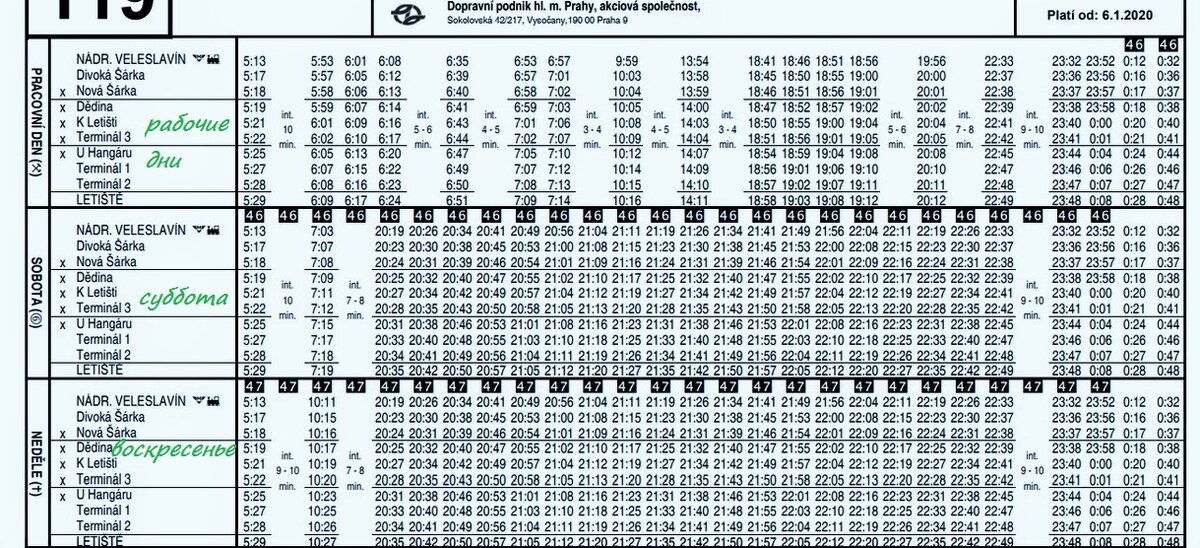 Расписание 119 тамбов