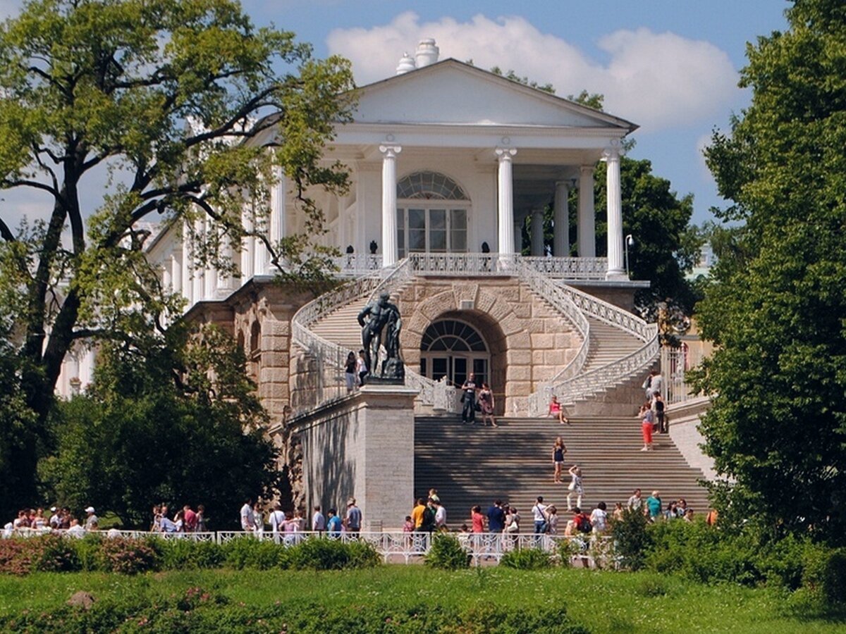 Екатерининский парк Царское село Камеронова галерея