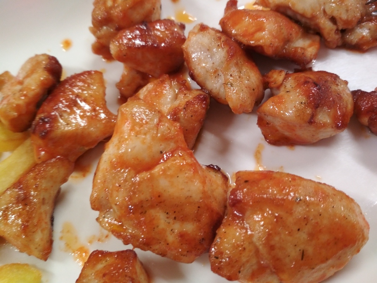 Как бы острая курица...