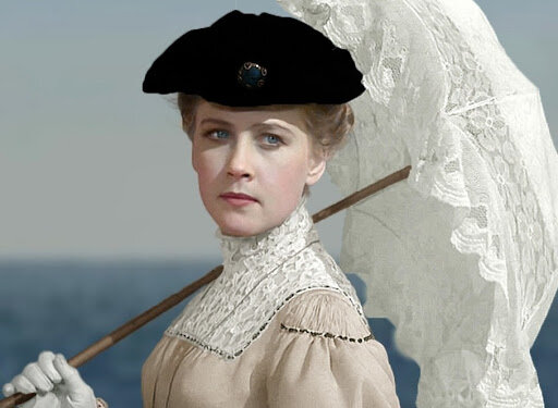 кадр из фильма "Дама с собачкой"  