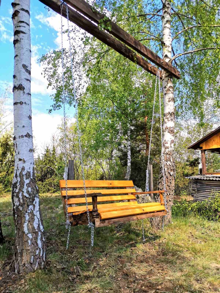 Фото закреплённой качели