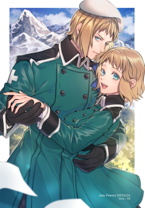 Пара из аниме "Хеталия"