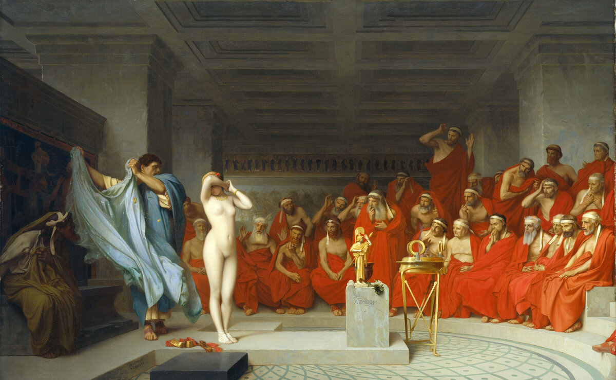 "Фрина перед ареопагом", Жан-Леон Жером, 1861 
