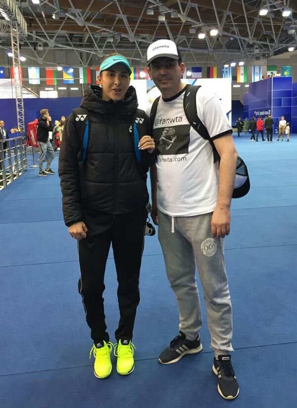 С Белиндой Бенчич на Кубке Кремля-2019